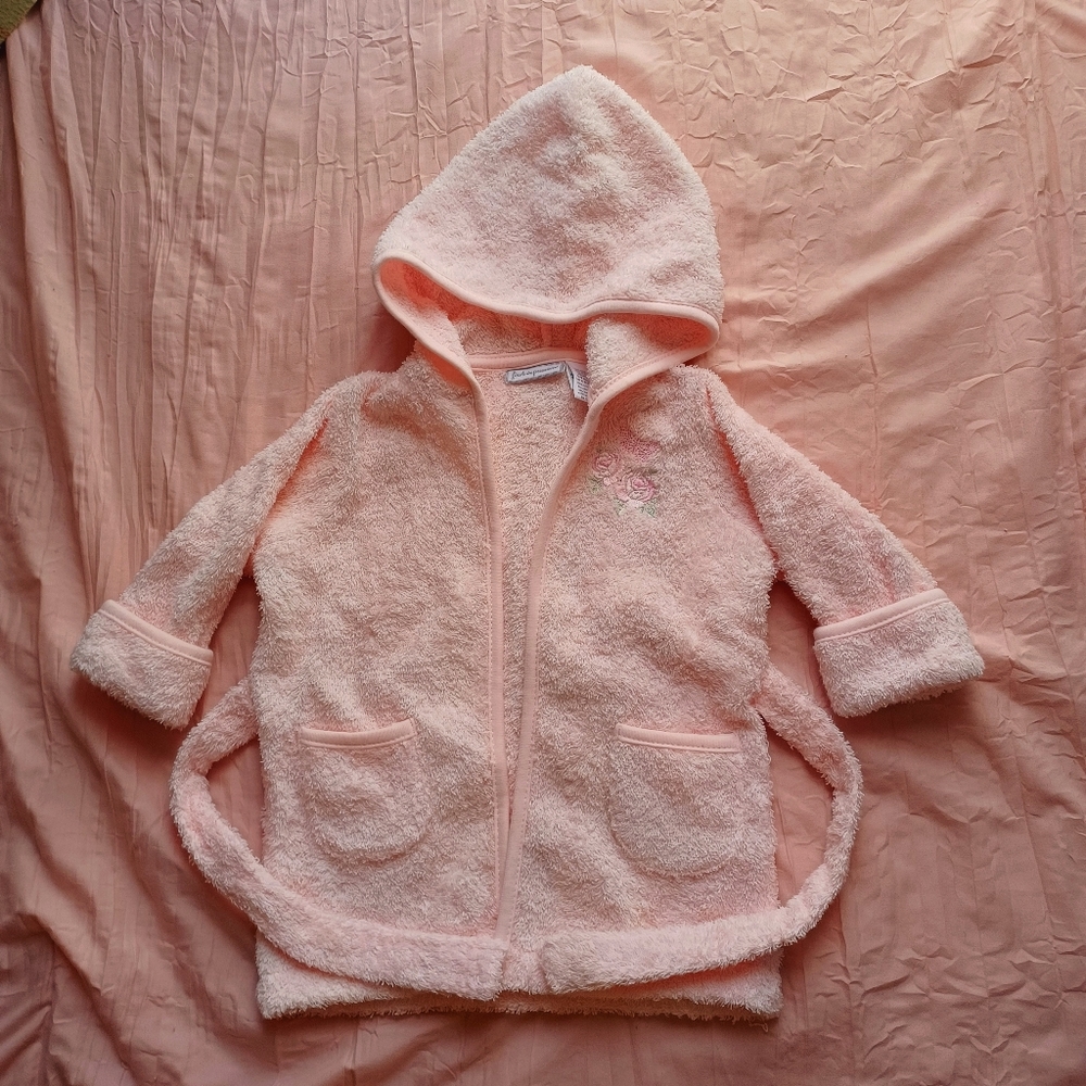 First Impressions Pink Baby Bathrobe